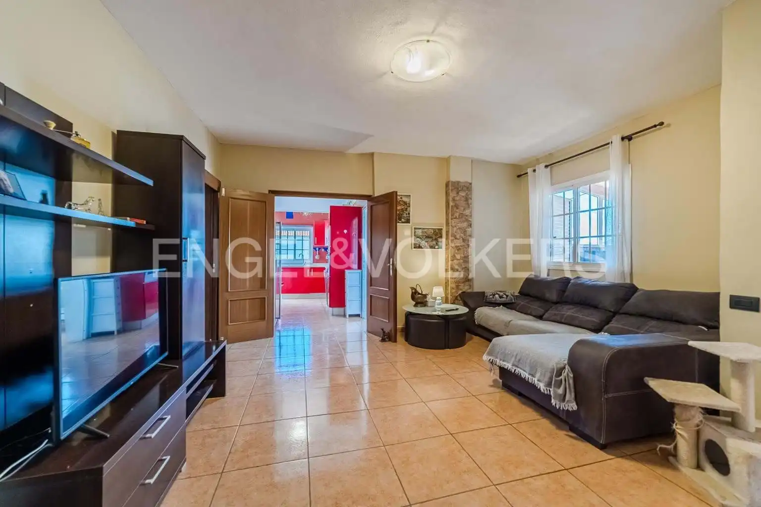 Sala d'estar de Casa o xalet en venda en Granadilla de Abona amb Aire condicionat, Terrassa i Piscina