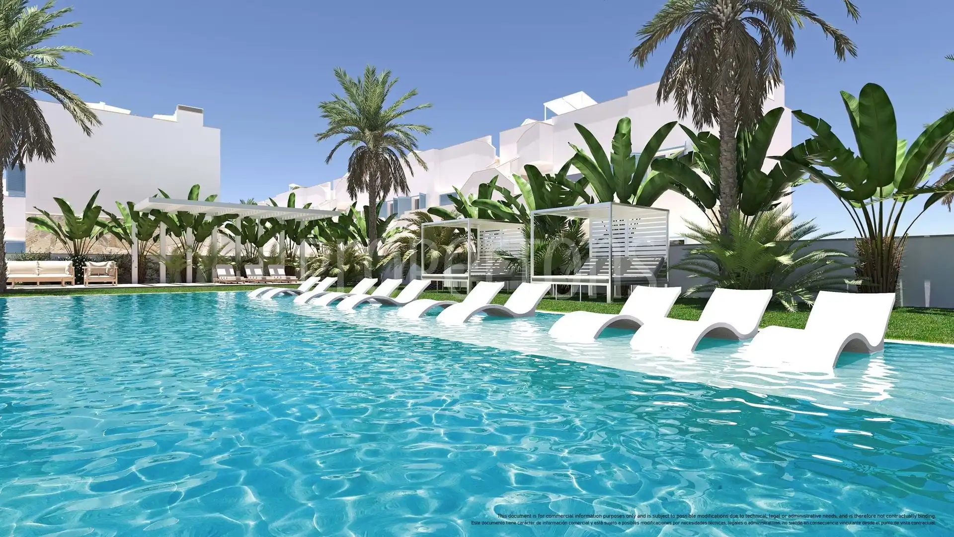 Piscina de Casa o xalet en venda en Pilar de la Horadada