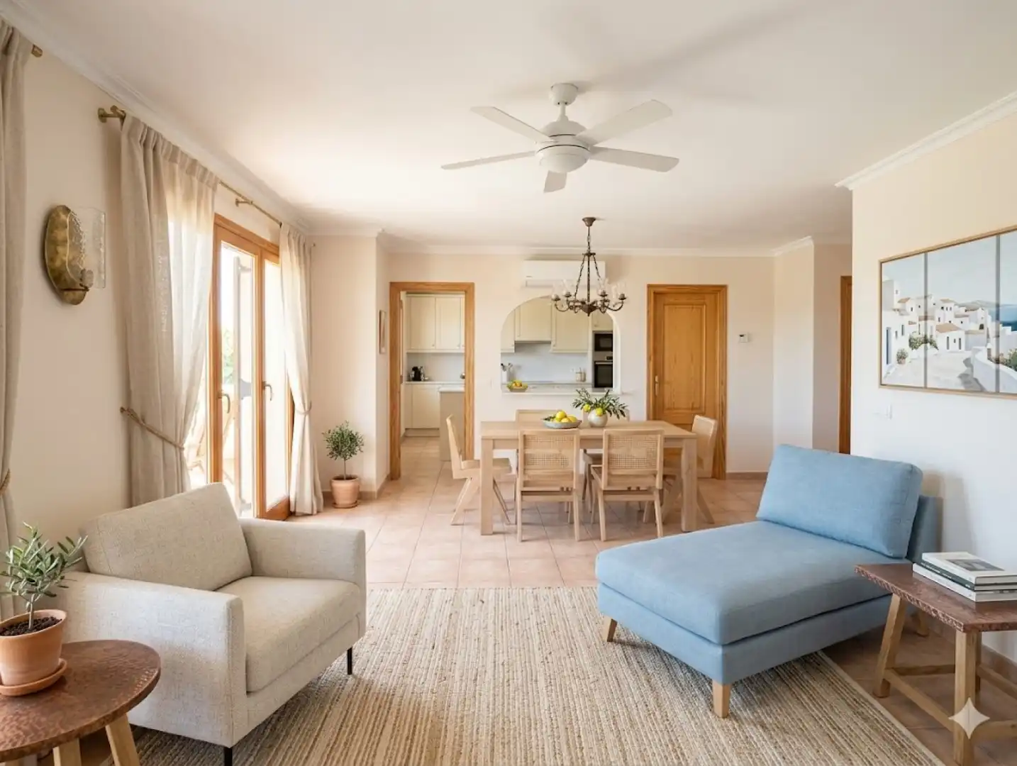 Sala d'estar de Àtic en venda en Santa Margalida amb Aire condicionat, Calefacció i Terrassa