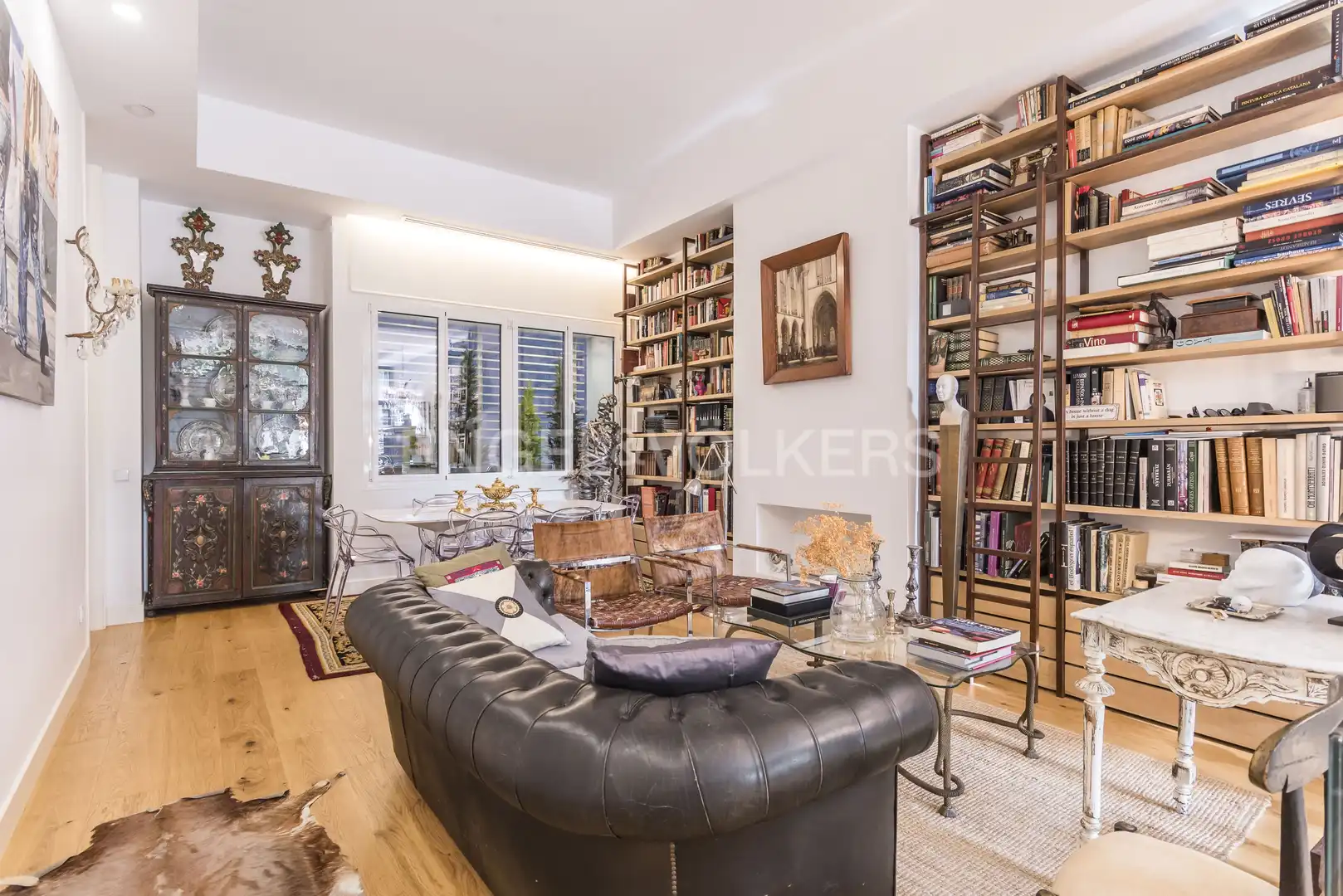 Sala d'estar de Apartament de lloguer en Madrid amb Aire condicionat, Calefacció i Parquet