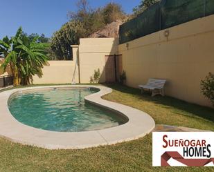 Swimming pool of House or chalet for sale in Málaga Capital  with Air Conditioner and Swimming Pool