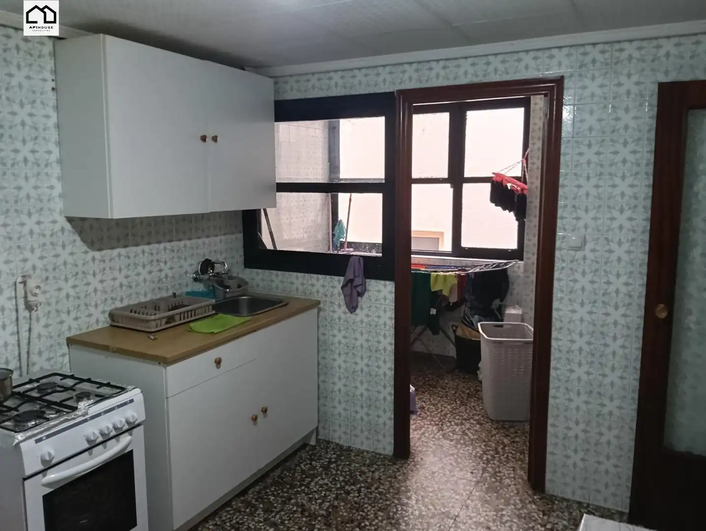 Cuina de Apartament de lloguer en Elche / Elx amb Terrassa, Traster i Moblat