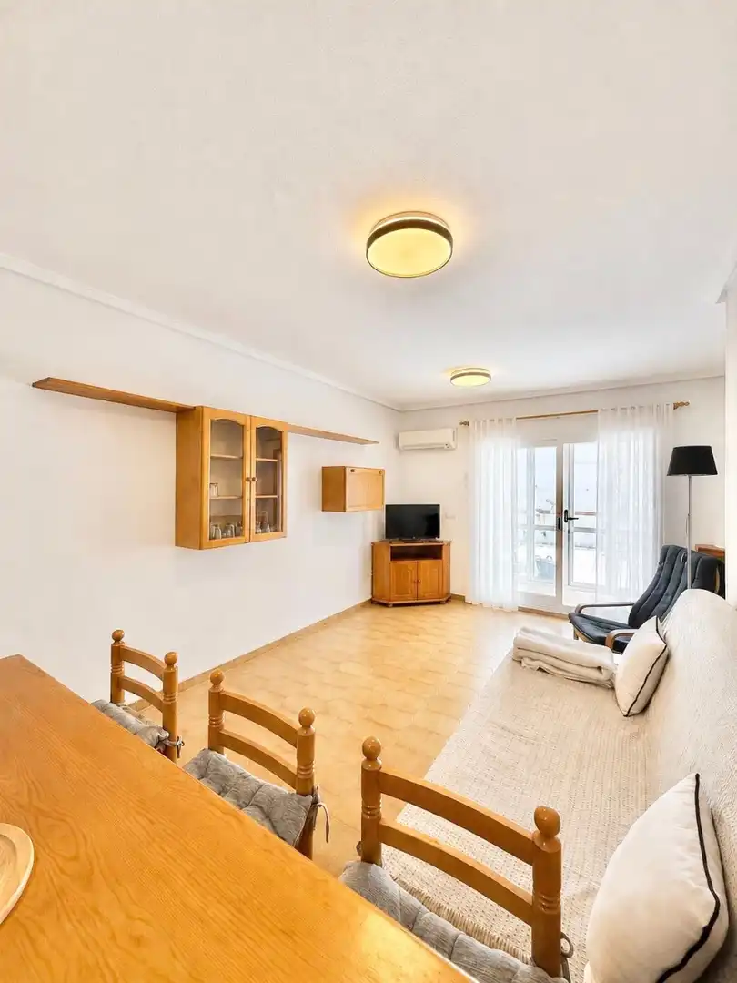Sala de estar de Casa o chalet de alquiler en Orihuela con Aire acondicionado, Terraza y Piscina