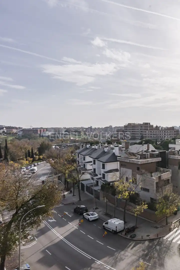 Vista exterior de Piso de alquiler en Madrid con Aire acondicionado, Calefacción y Parquet