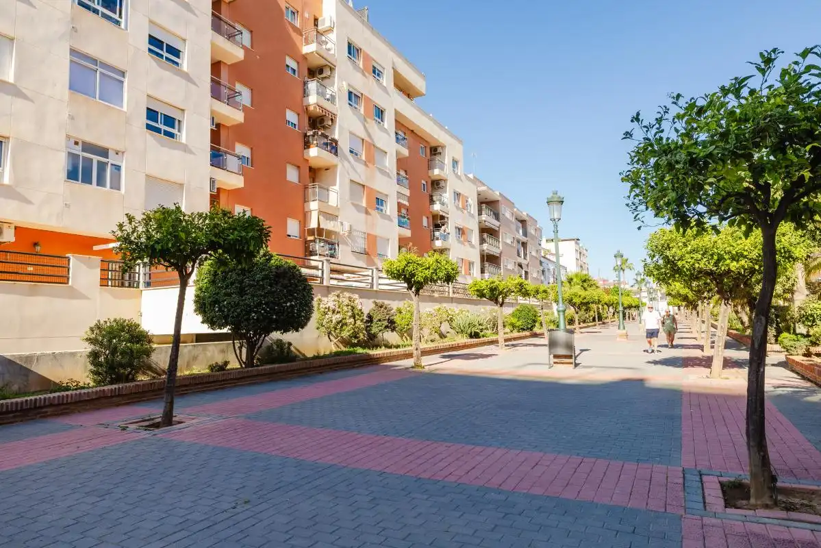 Exterior view of Flat for sale in Nerja  with Air Conditioner, Heating and Storage room