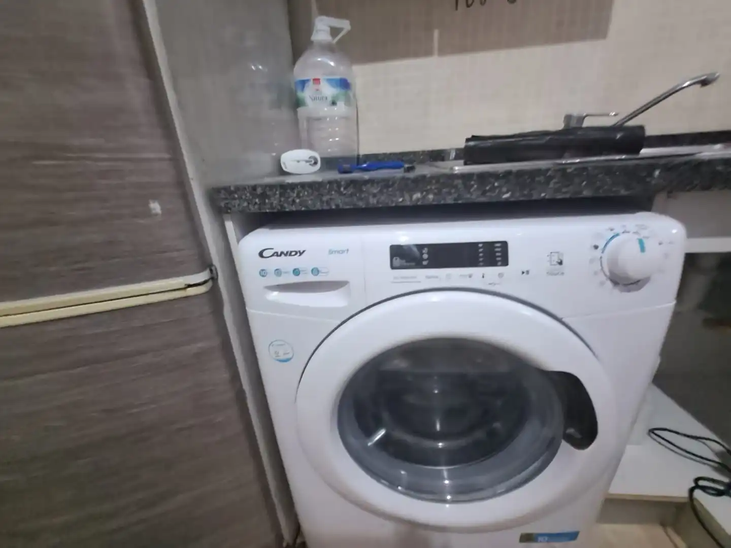 Cuina de Apartament de lloguer en Málaga amb Piscina, Moblat i Rentadora