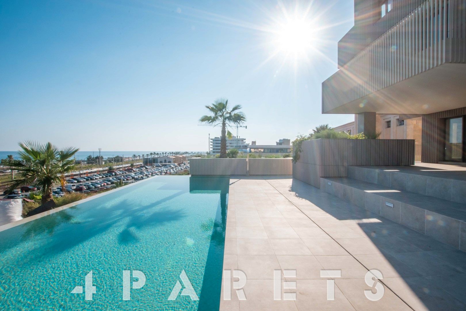 Piscina de Pis de lloguer en Mataró amb Aire condicionat, Calefacció i Parquet