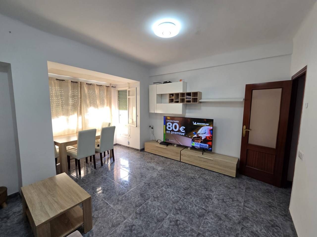 Living room of Flat for sale in Alicante / Alacant  with Air Conditioner, Terrace and Furnished