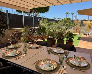 Terrassa de Casa o xalet de lloguer en San Bartolomé de Tirajana amb Aire condicionat, Jardí privat i Terrassa