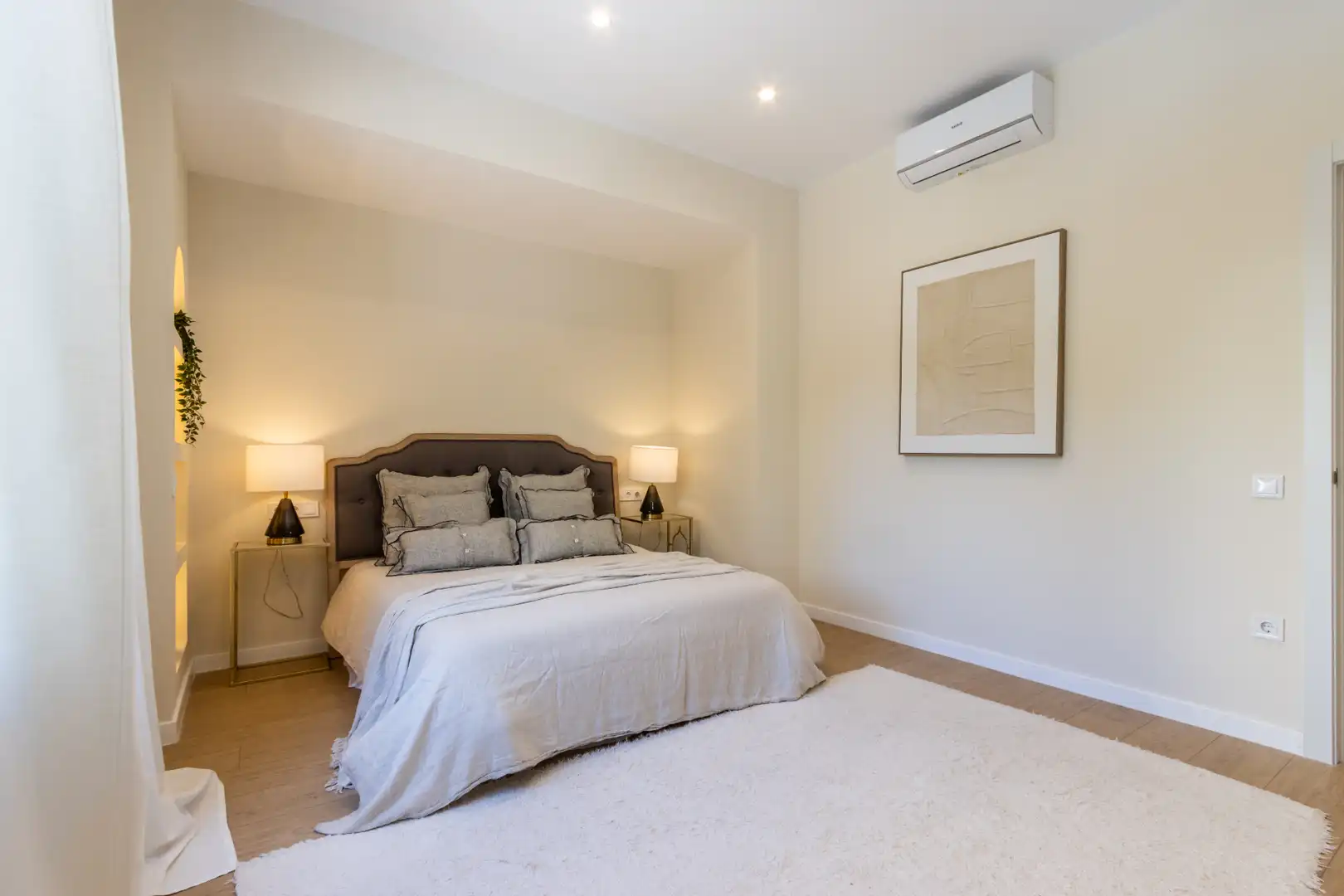 Schlafzimmer von Wohnung zum Verkauf in Terrassa mit Klimaanlage, Heizung und Terrasse