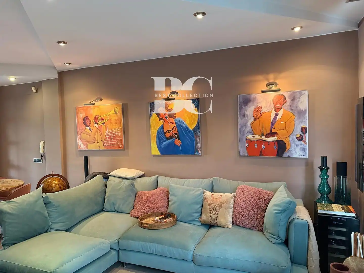 Sala de estar de Casa adosada en venta en Lloret de Mar con Aire acondicionado, Calefacción y Jardín privado