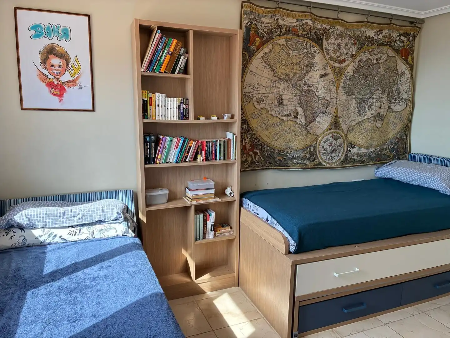 Schlafzimmer von Dachboden zum Verkauf in Altea mit Klimaanlage, Heizung und Möbliert