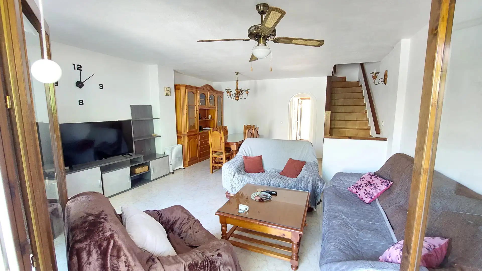 Sala de estar de Casa adosada en venta en Los Alcázares con Terraza, Amueblado y Horno