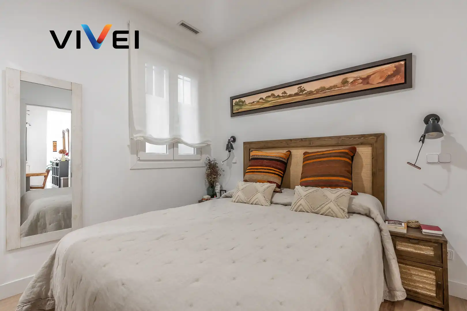 Bedroom of Flat for sale in Madrid  with Balcony