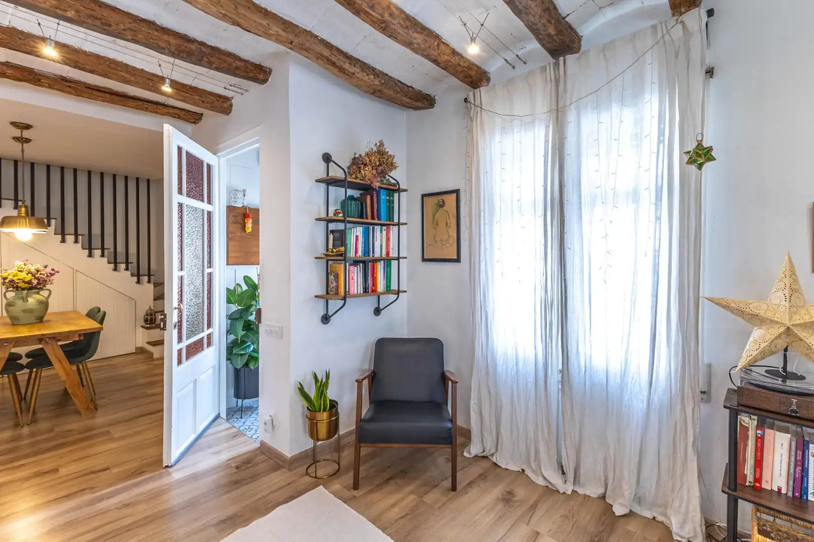 Living room of Houses for sale in Molins de Rei  with Air Conditioner, Heating and Parquet flooring