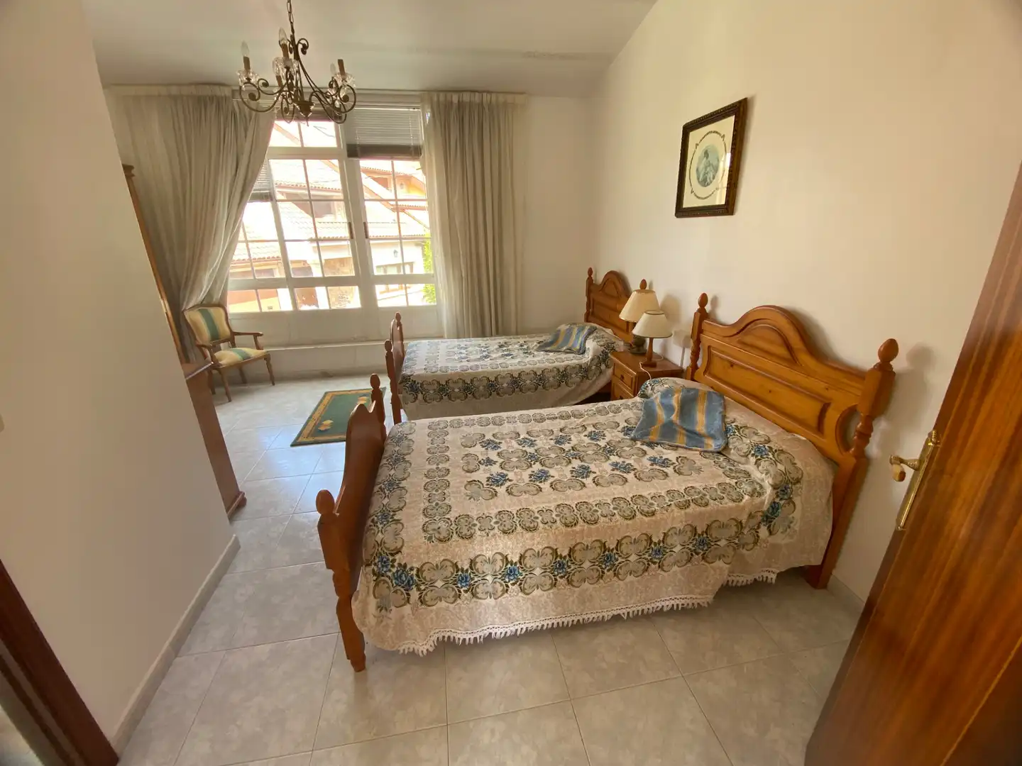Dormitori de Casa o xalet en venda en A Pobra do Caramiñal amb Calefacció, Jardí privat i Parquet