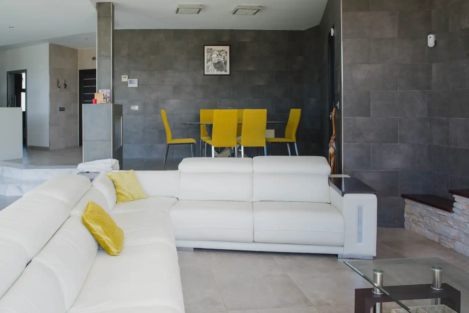 Sala de estar de Casa o chalet de alquiler en San Bartolomé de Tirajana con Aire acondicionado, Calefacción y Jardín privado