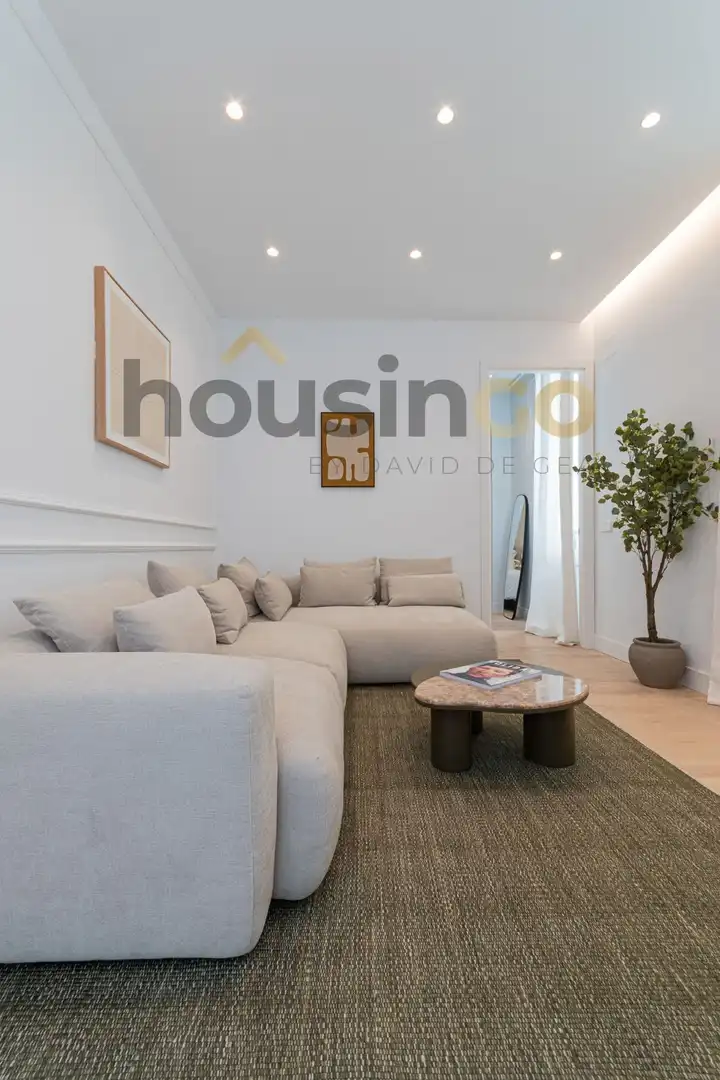 Wohnzimmer von Wohnung zum Verkauf in Madrid mit Klimaanlage, Heizung und Möbliert