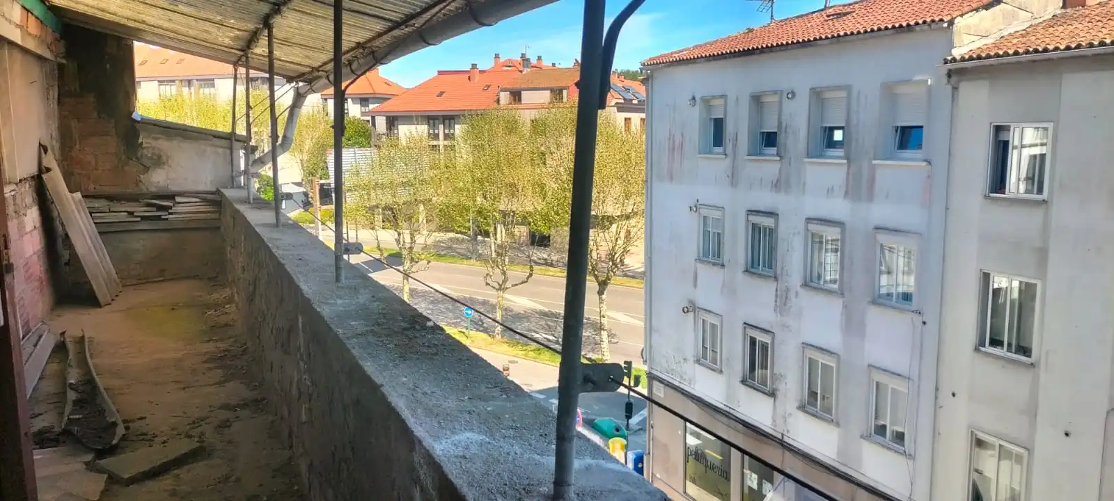 Vista exterior de Ático en venta en Santiago de Compostela  con Terraza y Balcón