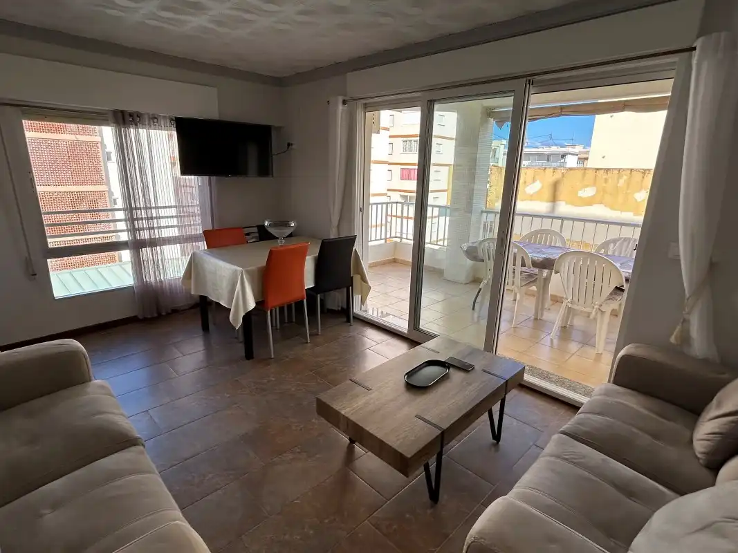 Living room of Apartments for sale in Miramar  with Air Conditioner, Terrace and Furnished