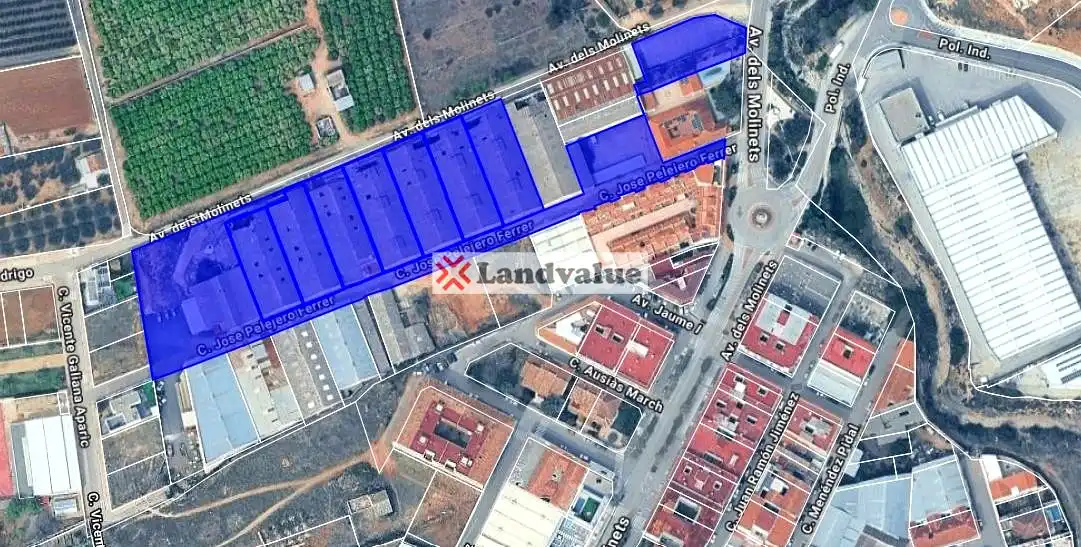 Fabrik Grundstücke zum Verkauf in Vallada