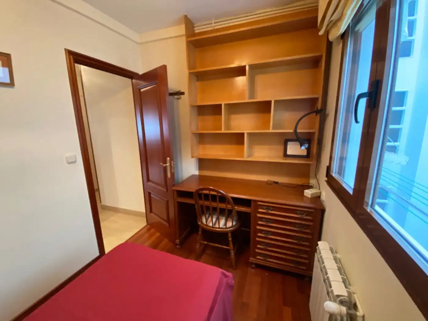 Bedroom of Flat for rent in Santiago de Compostela   with Heating and Furnished