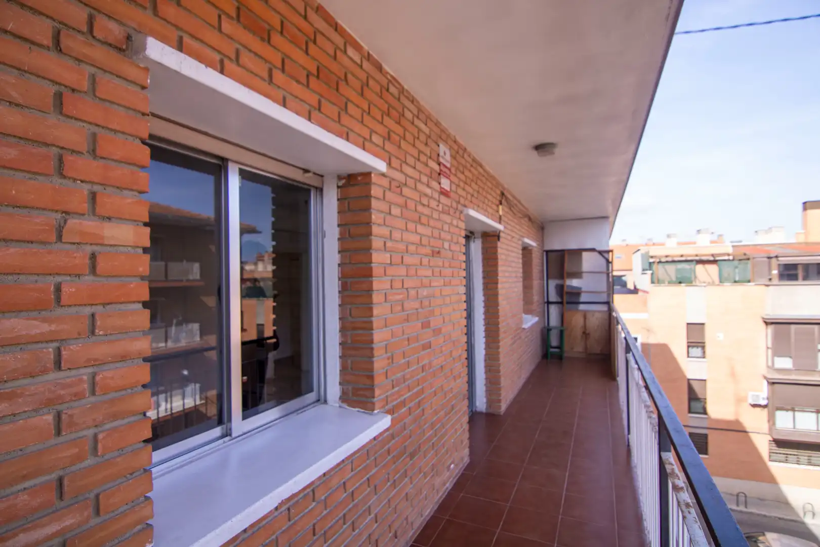 Balcony of Flat for sale in Madrid  with Terrace, Washing machine and Alarm