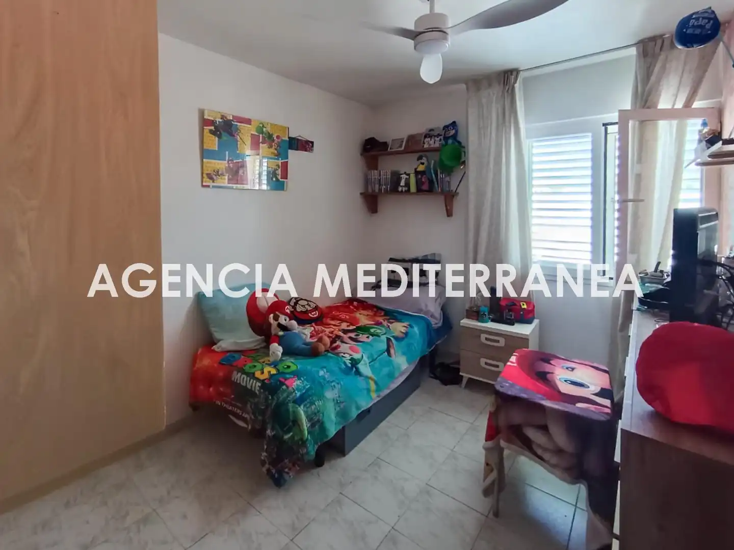 Dormitori de Apartament en venda en Santa Eulària des Riu amb Aire condicionat, Calefacció i Jardí privat