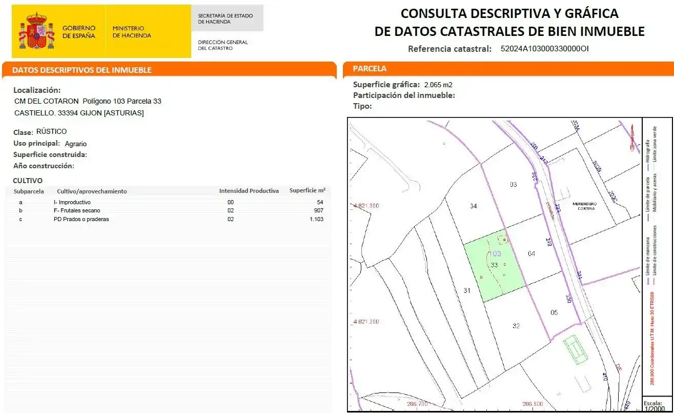 Terrain rustique à vendre à DEL COTARON. Polígono 103 Parcela 33, imagen 10