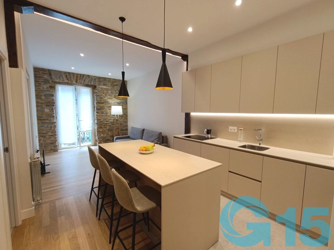Kitchen of Flat to rent in Donostia - San Sebastián   with Heating, Terrace and Washing machine