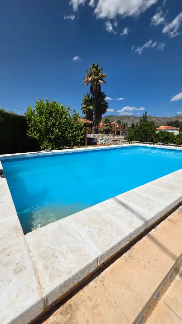 Swimming pool of Houses for sale in Ontinyent  with Private garden, Terrace and Storage room