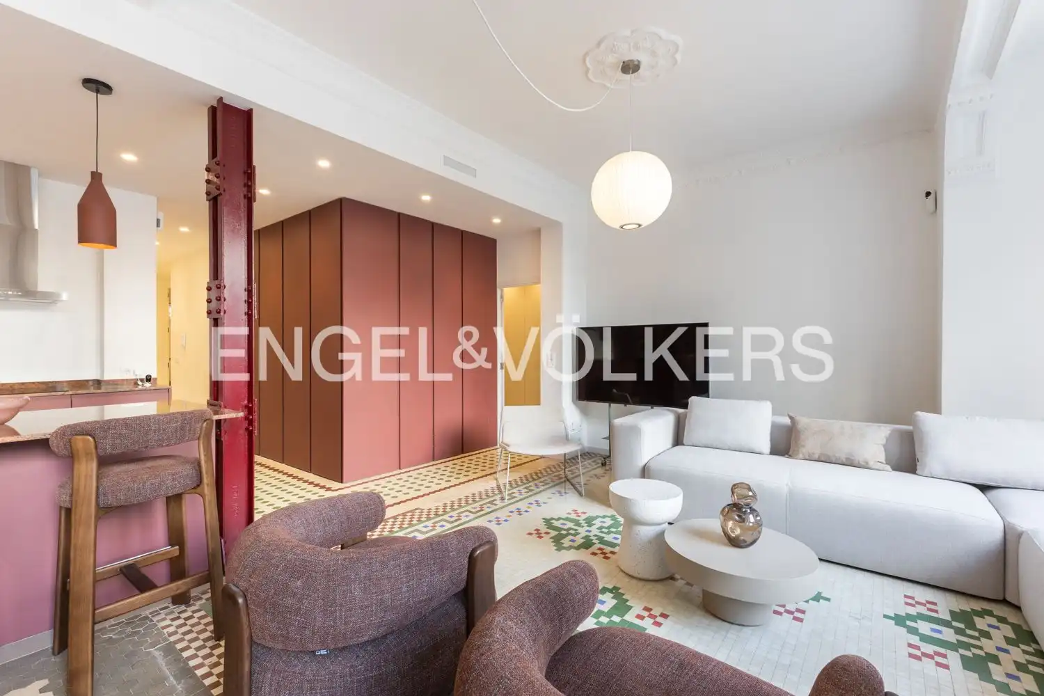 Sala de estar de Piso en venta en Valencia con Aire acondicionado, Calefacción y Jardín privado