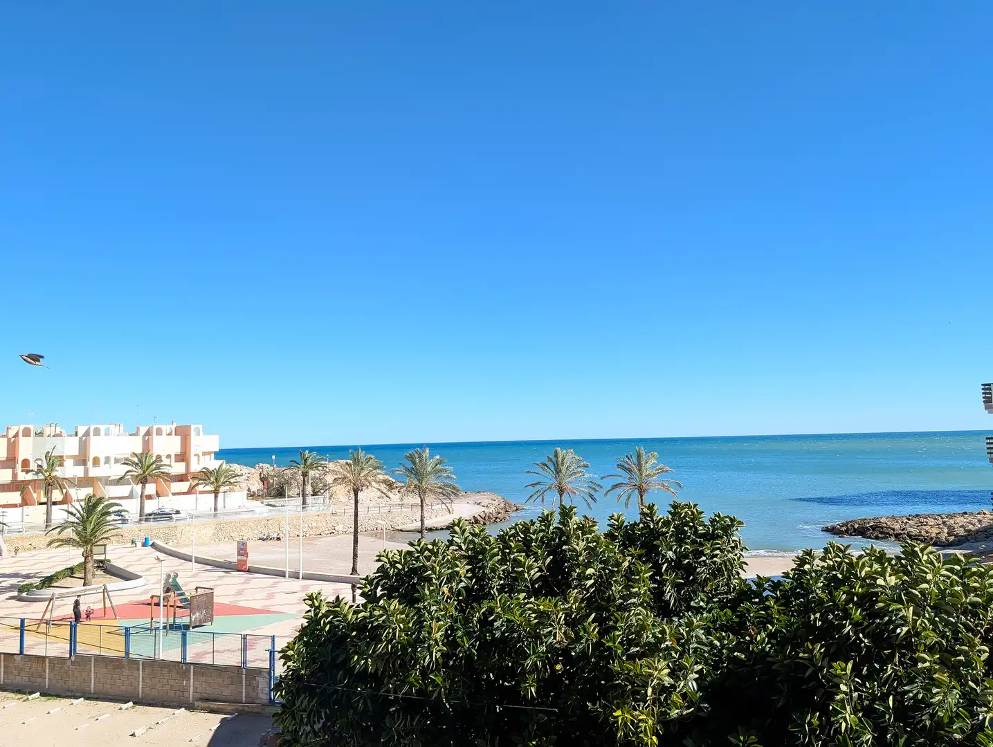 Außenansicht von Wohnungen zur Miete in Cullera mit Klimaanlage, Heizung und Terrasse