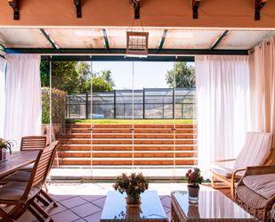 Terrassa de Casa o xalet en venda en Galapagar amb Piscina