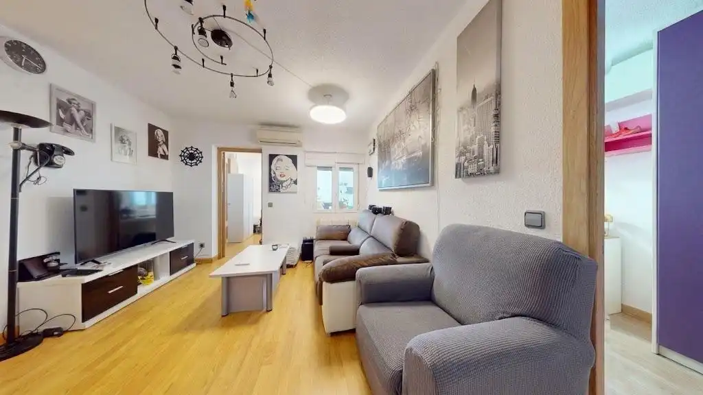 Living room of Flat for sale in Puente de Vallecas