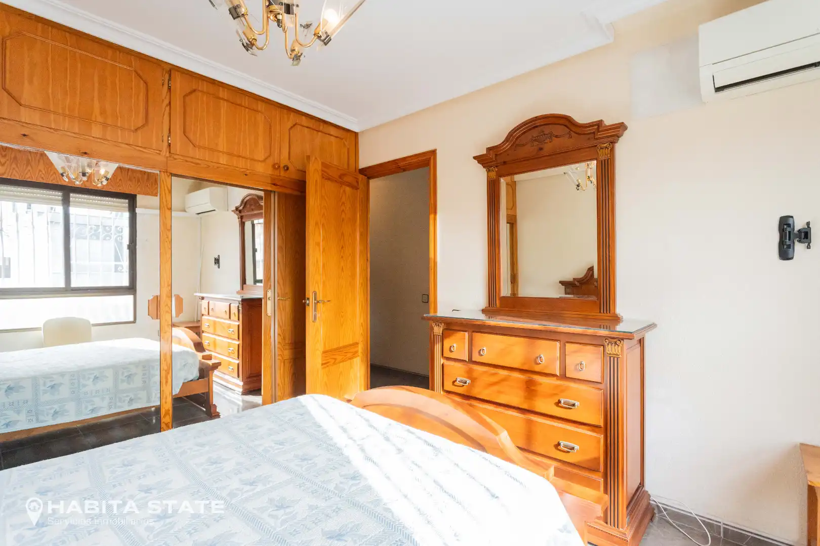Bedroom of Detached homes for sale in Almería  with Air Conditioner, Terrace and Furnished