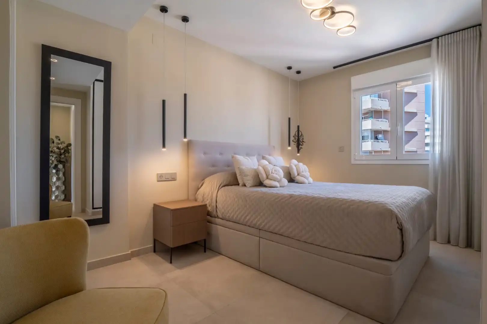 Bedroom of Attic for sale in Calpe / Calp  with Air Conditioner, Heating and Terrace