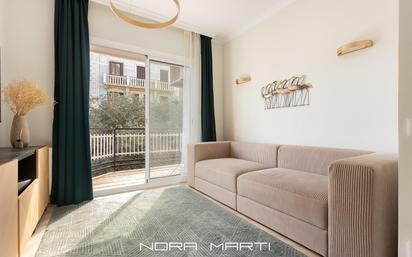 Living room of Flat to rent in  Barcelona Capital  with Air Conditioner, Heating and Terrace