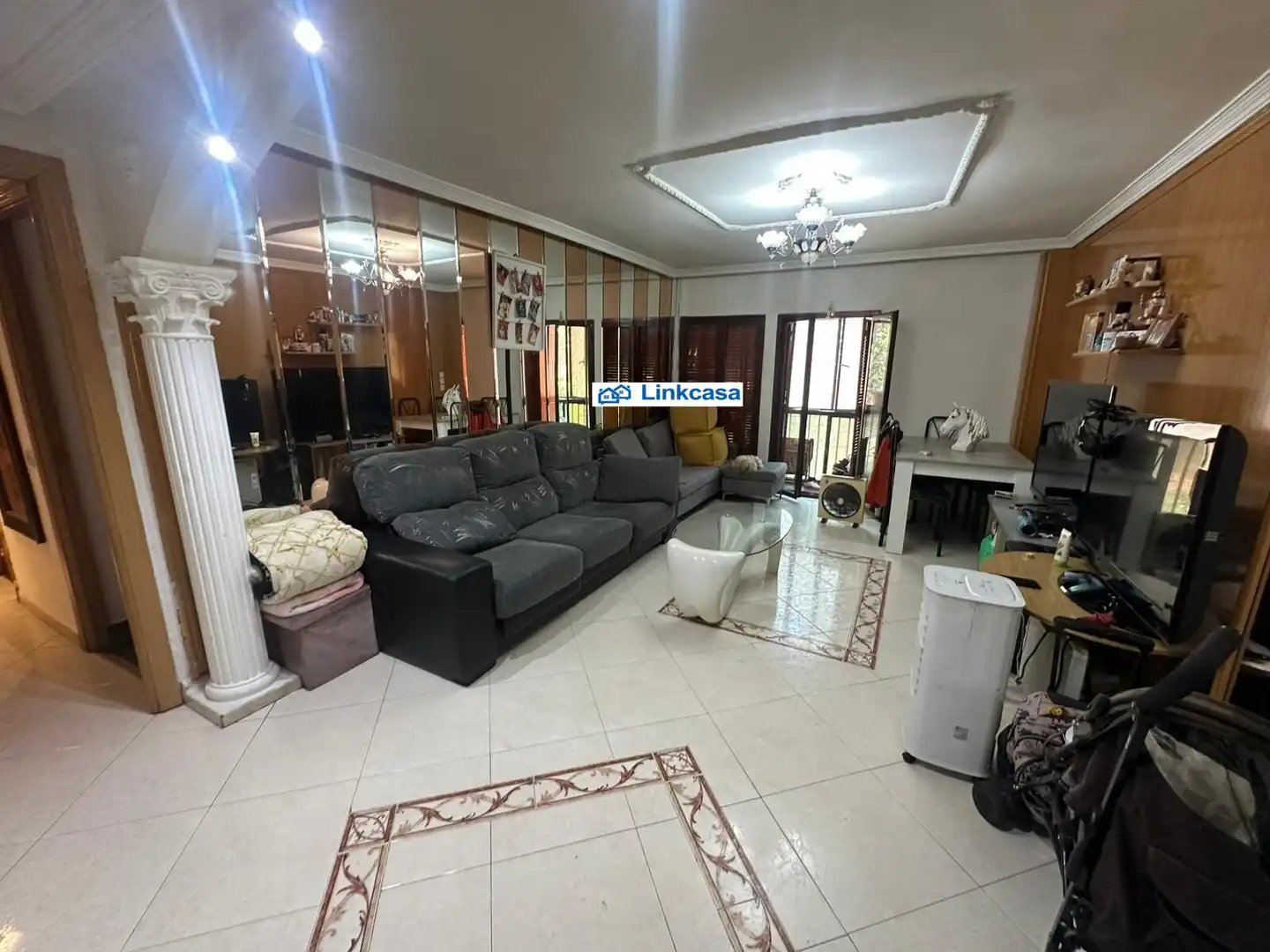 Living room of Flat for sale in Madrid  with Balcony