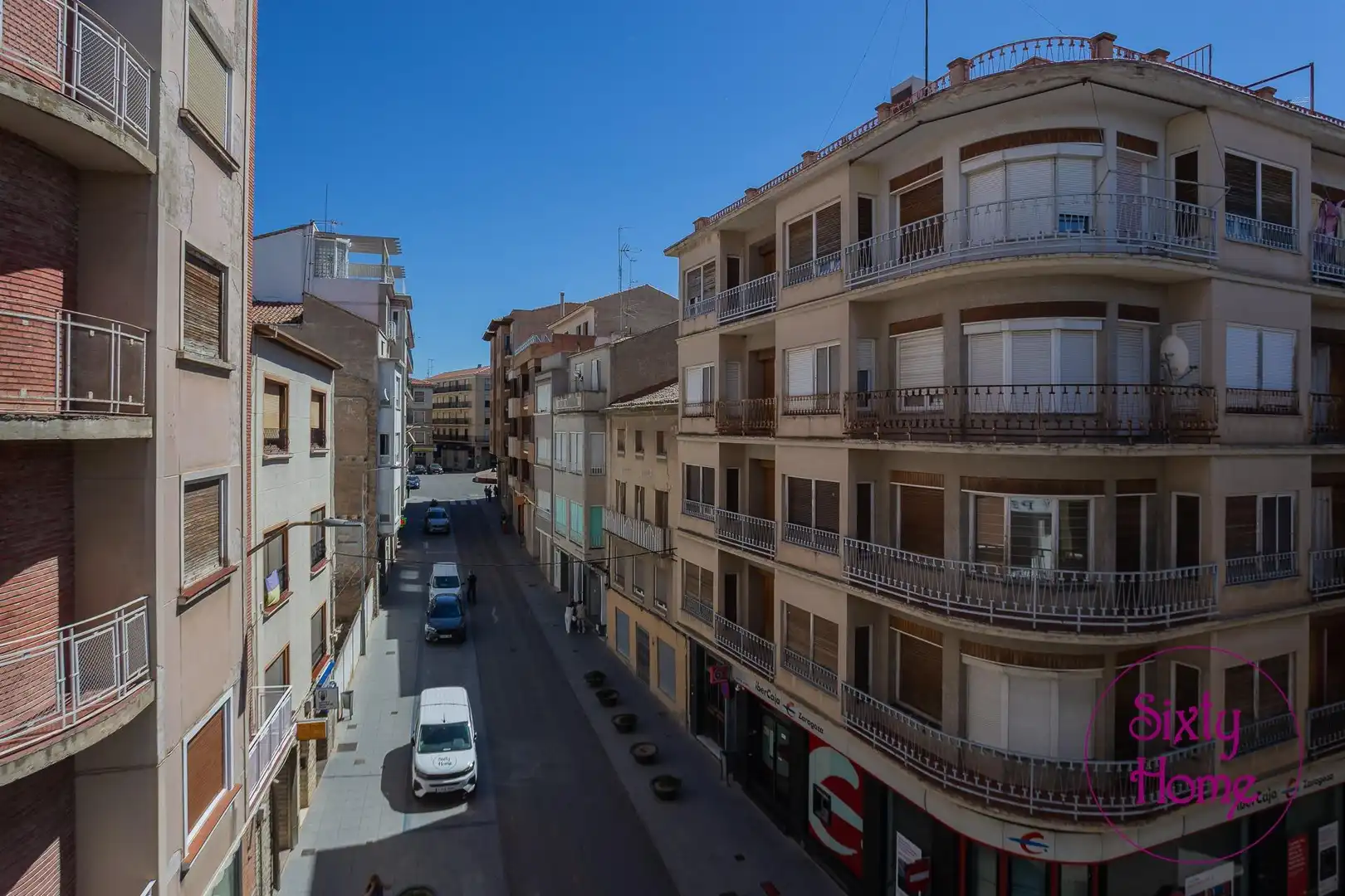 Vista exterior de Piso en venta en Tauste con Terraza, Trastero y Amueblado