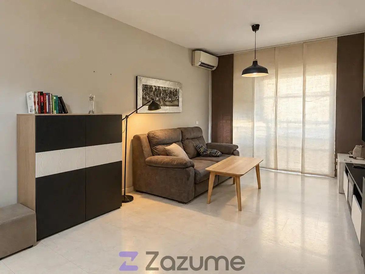 Wohnzimmer von Wohnung zur Miete in Málaga mit Klimaanlage, Heizung und Terrasse