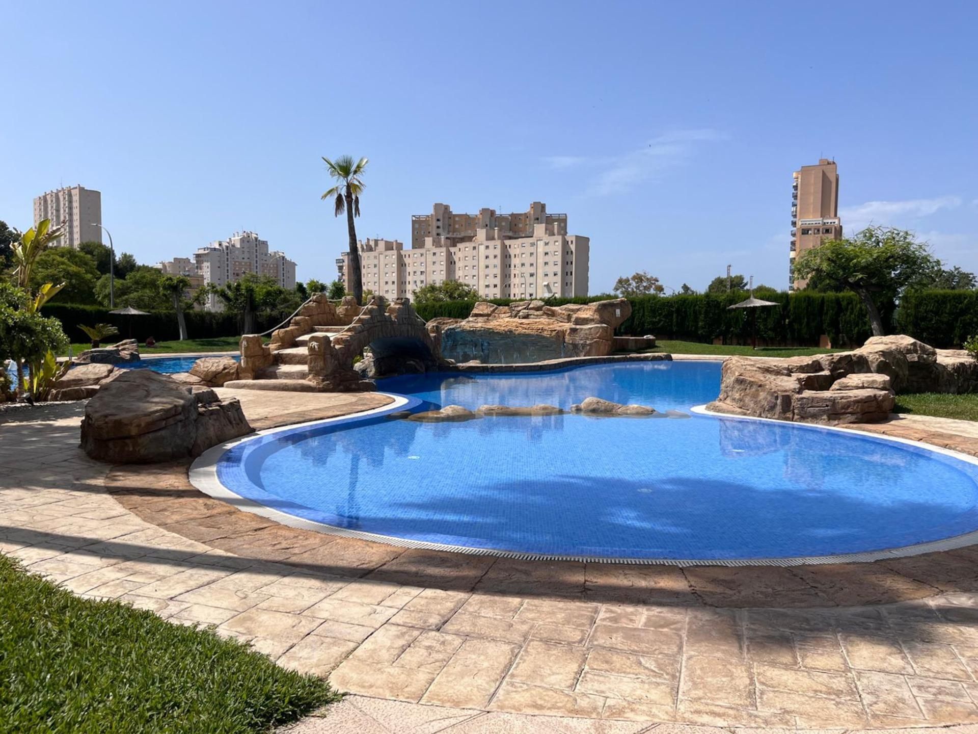 Swimming pool of Flat for sale in El Campello  with Heating, Private garden and Terrace