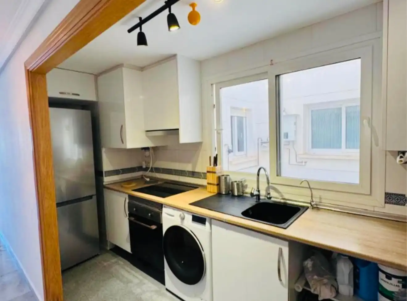 Cocina de Apartamento en venta en Calpe / Calp con Aire acondicionado, Calefacción y Terraza