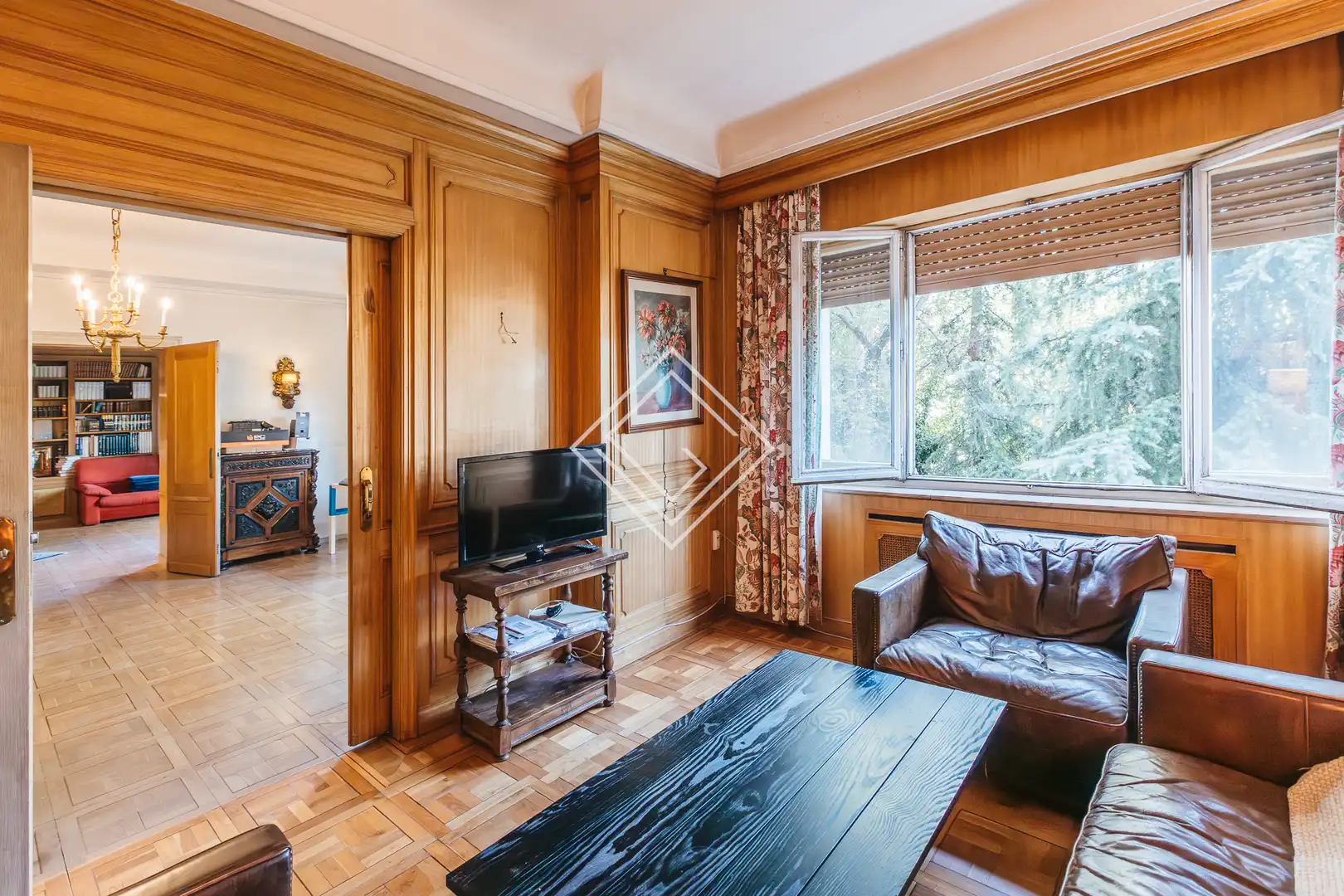 Sala d'estar de Pis en venda en Madrid amb Calefacció, Jardí privat i Traster