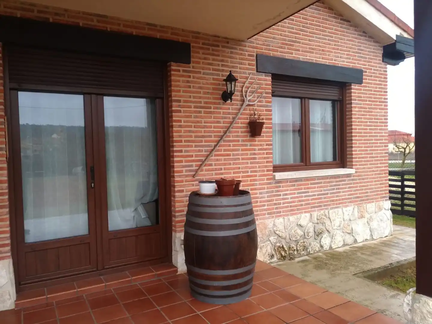 Terrassa de Casa o xalet en venda en Quintana del Puente amb Calefacció, Jardí privat i Terrassa