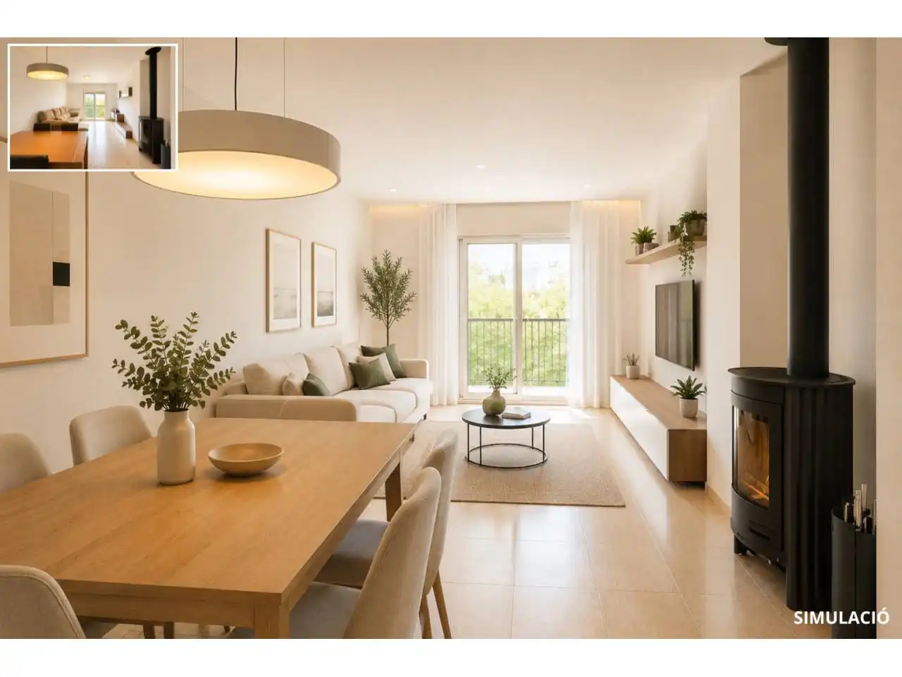 Sala de estar de Piso en venta en Manlleu con Calefacción, Terraza y Balcón