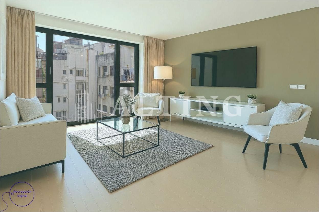 Living room of Flat for sale in  Barcelona Capital  with Air Conditioner, Heating and Parquet flooring