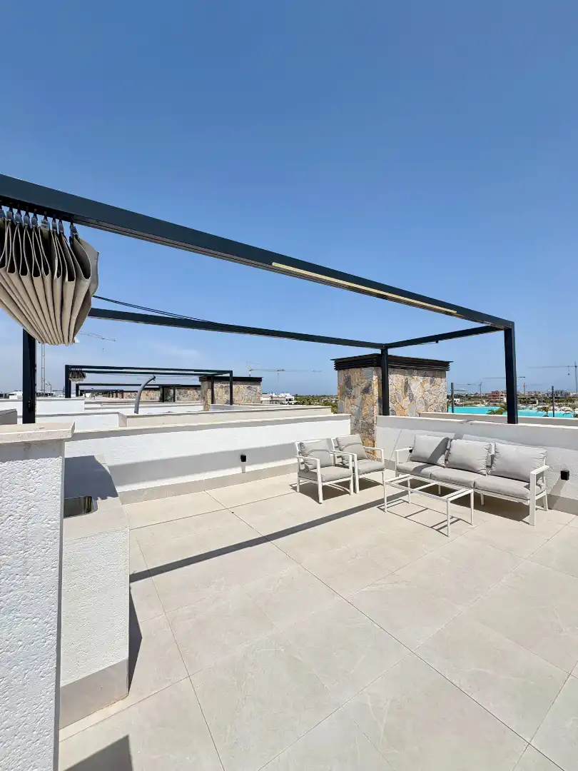 Terrassa de Casa o xalet en venda en Torre-Pacheco amb Aire condicionat, Calefacció i Jardí privat