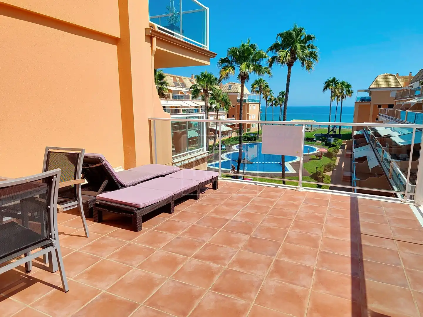 Terrace of Flat for sale in Dénia  with Air Conditioner, Private garden and Terrace