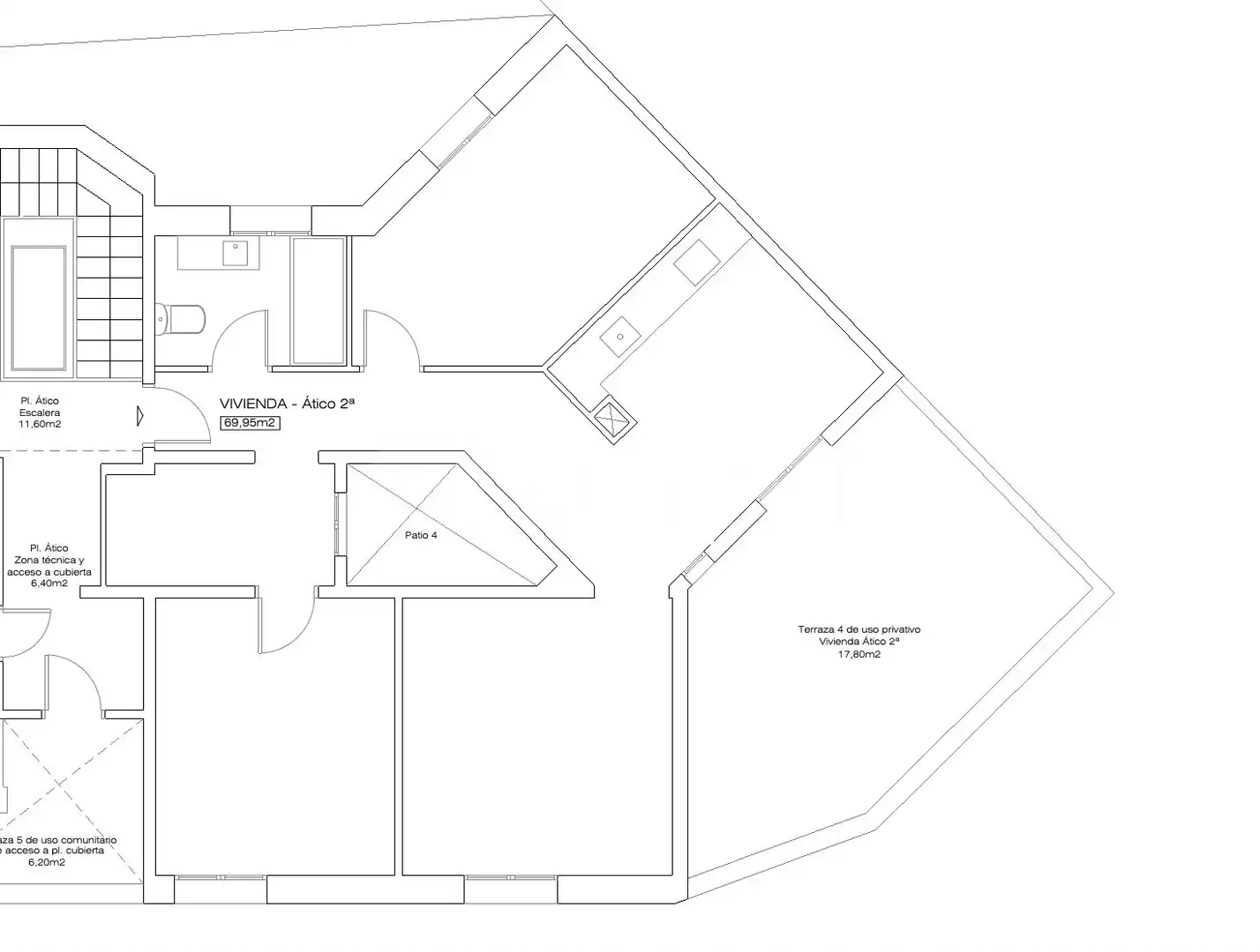 Penthouse mit Terrasse zum Verkauf in Provença, imagen 16